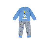Chicco Pyjama bleu clair / jaune foncé / gris / blanc, Taille 122