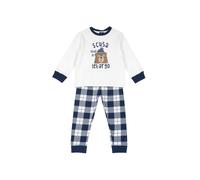 Chicco Pyjama bleu / marron / blanc, Taille 140