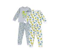 Chicco, Pyjama Garçon et Fille, Lot de 2 Pièces, Pyjama Long en 100% Coton Légèrement Gratté, Vêtements pour Garçon et Fille, Design Italien
