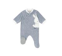 Chicco Pyjama gris chiné / blanc, Taille 50
