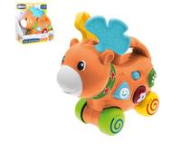 Chicco Renne Son et lumière, Jouet électronique à entraîner, Roues Libres, Sons et mélodies joyeuses, Facile à saisir, Jouet pour Enfants de 6 à 36 Mois