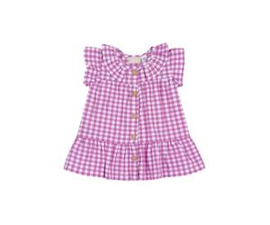 Chicco, Robe Élégante Bébé Fille, à Manches Courtes, Idéale pour Événements, Fêtes ou Autres Occasions, Conçu en Italie, Vêtements Bébé Fille 0-24 Mois, Idées Cadeau Naissance