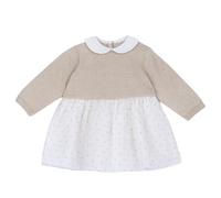 Chicco, Robe Fille Manches Longues, en Tissu Chaud et Doux, Vêtements Bébé -24 Mois, Designed in Italy