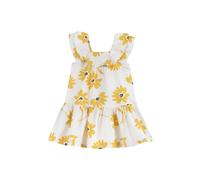 Chicco Robe jaune / noir / blanc, Taille 128