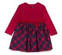 Chicco, Robe Noël Fille, en Tissu Chaud et Doux, Vêtements Fille et Bébé, Designed in Italy