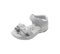 Chicco Sandales 'Fleur' argent / blanc, Taille 25