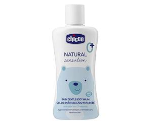 CHICCO Sensation naturelle - Bain corporel doux pour bébé - sans larmes, 200 ml