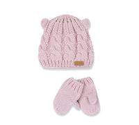 Chicco, Set Bonnet et Gants en Tricot de Coton, Accessoires Hiver Bébé Garçon et Fille, Designed in Italy