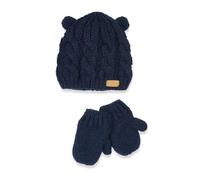 Chicco, Set Bonnet et Gants en Tricot de Coton, Accessoires Hiver Bébé Garçon et Fille, Designed in Italy