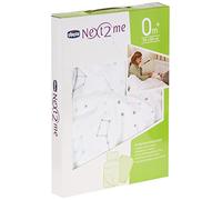 Chicco Set de Drap Housse Compatible Next2Me, 3 Pièces, 50 x 83 cm, 100% Coton, Draps Housses avec Coins Élastiques, Protège Matelas, Taie d'Oreiller 25 x 32 cm, Dès la Naissance