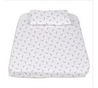 Chicco Set de Drap Housse Chicco Compatible Next2Me, 3 Pièces, 50 x 83 cm, 100 pourcentage Coton, Draps Housses avec Coins Élastiques, Protège Matelas, Taie d'Oreiller 25 x 32 cm, Dès la Naissance