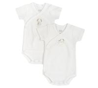Chicco Set Due Body A Manica Corta Ensemble Deux Bodies à Manches Courtes, Nature, 6 Mois Mixte bébé