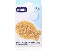 Éponge pour enfants avec ions argent, éponge douce et délicate pour peaux sensibles, avec action bactériostatique pour prévenir les bactéries et les mauvaises odeurs, 6 mois, jaune