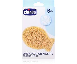 Chicco Silver Ion Sponge 6m+ éponge de bain pour enfant avec ions d’argent 1 pcs