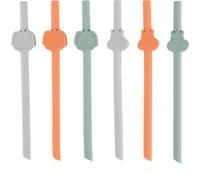 Chicco Straws Cannucce paille en silicone 12m+ 6 pcs