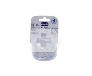 Chicco™ Sucette en silicone Physiosoft caoutchouc tout usage anatomique 4M+ 1ud