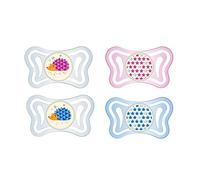 Chicco Sucette Physio Light Silicone - Boîte stérilisable - x2 - Phosphorescent - 16-36m