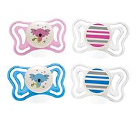 Chicco Sucette Physio Light Silicone - Boîte stérilisable - x2 - Phosphorescent - 6-16m