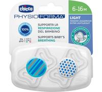 Chicco Sucette Silicone Physio Light Orthodontique Bleu 6-16M 2uts