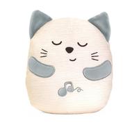 Chicco Sweet Purring Kitten, Peluche électronique Interactive, Joue Le Son et Les Vibrations d'un Chat Qui ronronne, Musique Classique, Coussin Doux, Lavable en Machine, pour bébé 0 Mois et Plus