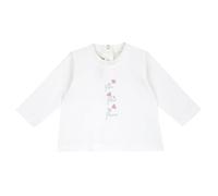 Chicco, T-shirt a maniche lunghe, Bébé fille, Blanc (5), 4A, Conçu en Italie