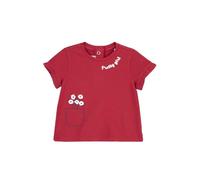 Chicco, T-shirt Fille à Manches Courtes, en Coton Doux, Conçu en Italie, Vêtements Bébé 0-24 Mois et Fille, Rouge Moyen, 3 mois