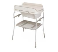 Chicco Table à Langer Pliable Soft Bubble Armonia, Table à Langer Nouveau-né avec Baignoire Intégrée, Bassin Extractible 4en1, Structure Gain de Place avec Roulettes, Hauteur Réglable