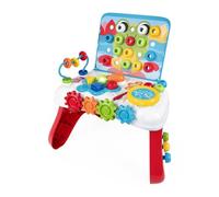 Chicco Jeu Table Art&Craft, Établi Multi-activités bilingue, Jeu Éducatif, avec Activités Électroniques, Table Interactive, Activités manuelles, établi préscolaire, 10 Mois-4 Ans