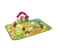 Chicco Tapis de Jeu interactif bilingue Animaux de la Ferme, bilingue Espagnol/Anglais, pour Apprendre Les Formes et Les Animaux, Jouets pour Enfants 1 an, 4 Ans