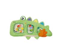 Tapis sensoriel Crocodile, stimulation sensorielle et développement de bébé, avec de l'eau, différentes textures, formes et couleurs, aide à développer les compétences logiques et manuelles, jeux pour bébés de 6 à 36 mois