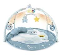 Chicco Tapis d'éveil Colors Gym First Dreams 3 en 1, projecteur d'étoiles, veilleuse - Bleu
