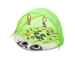 Chicco Tapis d'Éveil et de Jeux pour Bébé Magic Forest, avec tapis d'éveil en forme de panda, auvent pliable et amovible, avec filet respirant, pour l'intérieur et l'extérieur, Jouet pour bébé 0+ mois