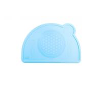 CHICCO | Tapis en silicone Take Eat Easy - Rose - Encourage l'autonomie alimentaire - Passe au lave-vaisselle