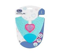 Chicco Teether 2en1 Bavoir Gommeux Bleu 2m+ 2m