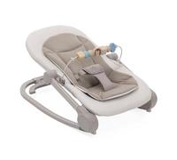 Chicco Transat Magia, 2-en-1 : Transat Nouveau-né et Première Chaise jusqu’à 18 kg, Barre de Jeux avec Éléments en Bois, Mini Réducteur Inclus, Mode Balancelle ou Fixe et Dossier Réglable