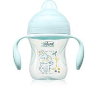 Chicco Transition Cup 4m+ tasse d’apprentissage avec supports Teal 200 ml