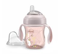 Chicco Transition Cup 4m+ tasse d’apprentissage avec supports Pink 200 ml