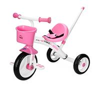 Chicco Tricycle U-GO 2en1 pour Enfants, avec poignée réglable, Ceinture de sécurité et Panier, Max 20 kg - Jouet pour Enfants de 18 Mois à 5 Ans