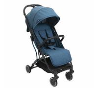 Chicco Trolley Me Poussette Canne Bébé Ultra Légère, Compacte, Pliable et Inclinable de la Naissance à 15 kg, avec Système Trolley, Housse de Pluie Incluse, et CapoteExtensible - Bleu, 1 Unité