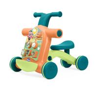 Chicco Trotteur Ferme Évolutive 4 en 1, Premiers Pas, Porteur, Trottinette et Centre d'Activités, Guidon Réglable, Panier Avant et 6 Formes d'animaux à Encastrer, Jeu pour Enfants, 9-36 Mois