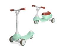 Chicco Trottinette Évolutive 2en1, pour Enfants dès 1 an, Trottinette dès 2 Ans, Charge maximale 20 kg, Guidon pivotant et Roues en Caoutchouc, Légère et Facile à Transporter