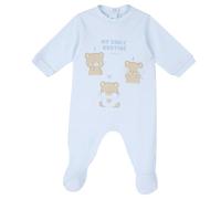 Chicco, Tutina con apertura a patello, Mixte bébé, Azure, 1M, Conçu en Italie