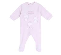 Chicco, Tutina con apertura a patello, Mixte bébé, rose, 3M, Conçu en Italie