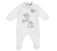 Chicco, Tutina con apertura davanti, Bébé fille, Blanc (3), 1M, Conçu en Italie