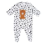 Chicco, Tutina in ciniglia, con apertura frontale, Bébé fille, Bianco , 1M, Conçu en Italie