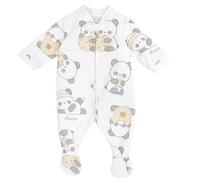 Chicco, Tutina unisex indoor apertura davanti, Mixte bébé, Blanc (2), 9M, Conçu en Italie