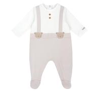 Chicco, Tutine con apertura entrogamba, Mixte bébé, Beige, 0M, Conçu en Italie