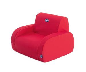 Chicco Twist Chaise pour Enfant Convertible en Chaise Longue et Canap, 3 Configurations, Confortable et Légère, Transformable en 1 Geste, pour Les Enfants à Partir de 12 Mois