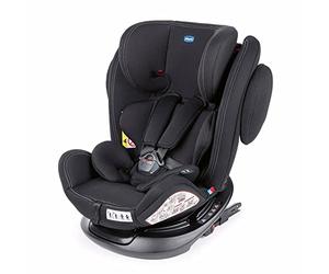 Chicco Unico Plus, Siège Auto Bébé ISOFIX Rotatif à 360° et Inclinable 0-36 kg, Groupe 0+/1/2/3 de 0 à 12 ans, Pivotant, Appui-Tête Réglable, Protection Latérale et Réducteur pour Bébé, 1 Unité