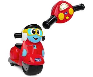 Chicco Vespa Primavera Moto Télécommandée , Radiocommandée avec Guidon Intuitif, Klaxon et Bruits de Moteur - Cadeau pour Garçon ou Fille, Jouet pour Enfants de 2 à 6 Ans